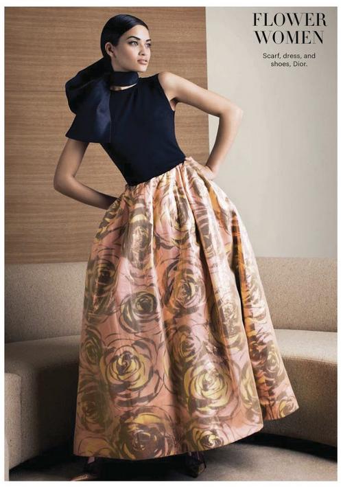 Smartologie: Shanina Shaik for Harper's Bazaar India April 2013