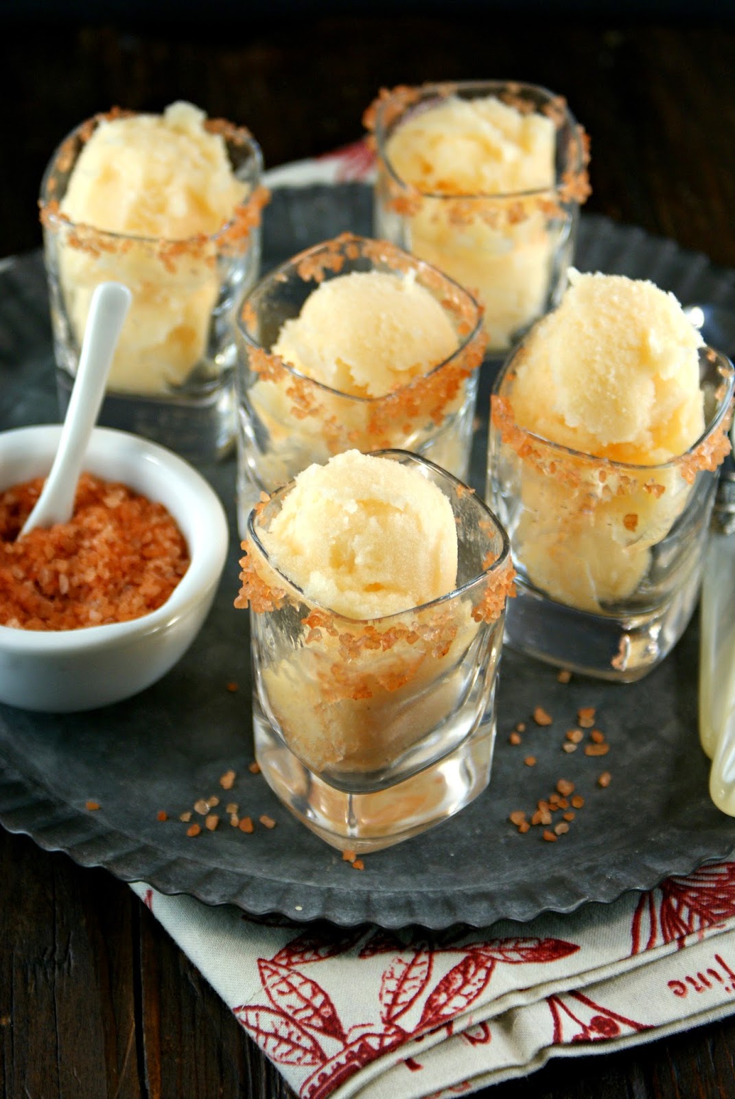 Authentic Suburban Gourmet Salty Dog Palate Cleanser + Dinner Party