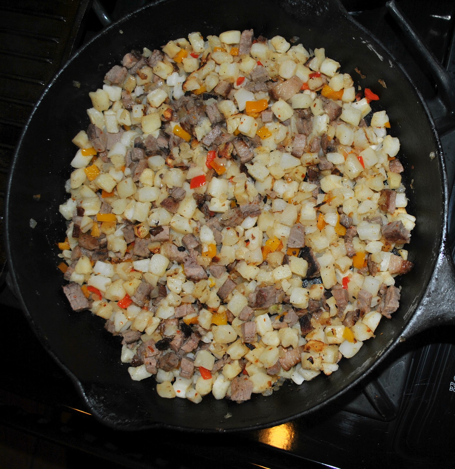 round two tuesday smoked beef brisket hash