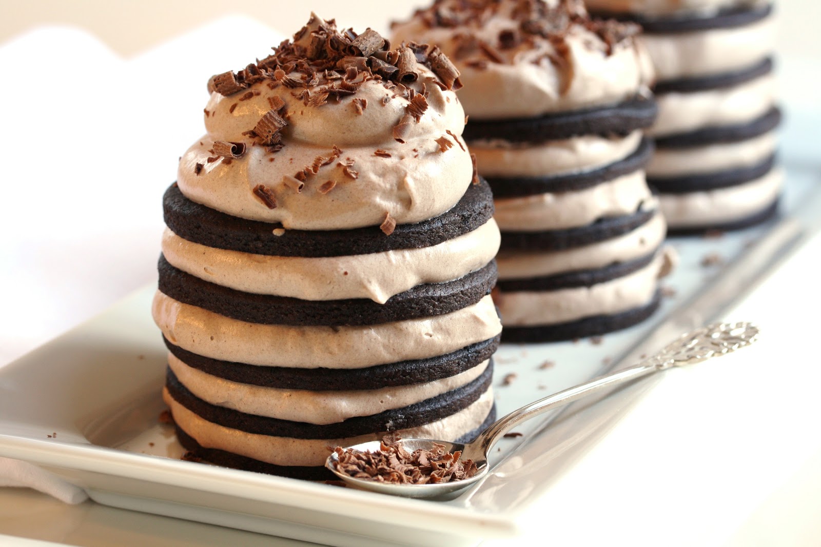 chocolate wafer cookie stack cakes Saving Room for Dessert