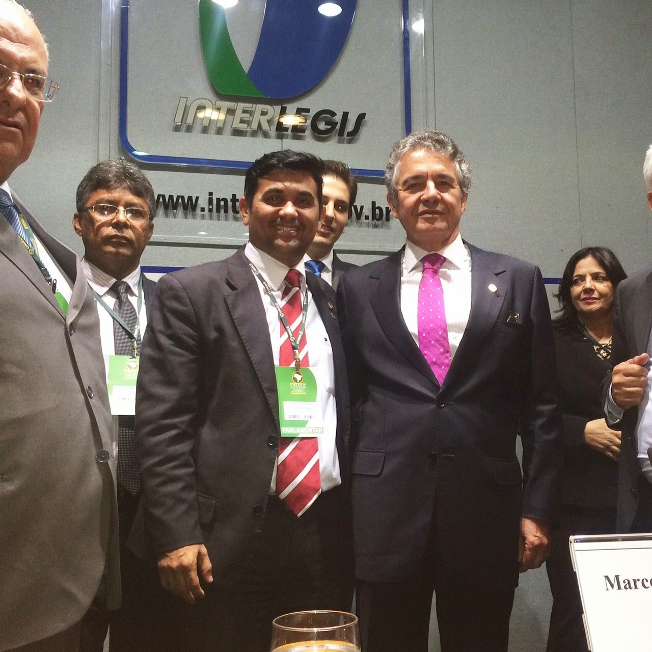 Wellington com o ministro Marco Aurélio Melo