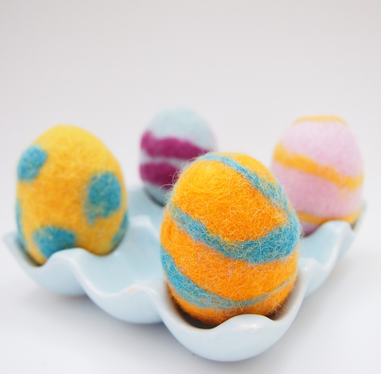 The Tiny Funnel Wool Felted Eggs