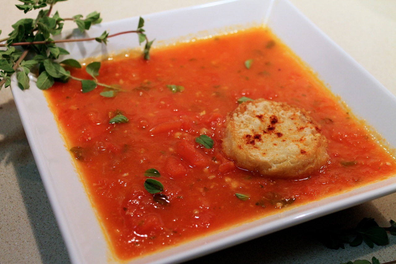 Cook In / Dine Out Fresh Tomato and Oregano Soup