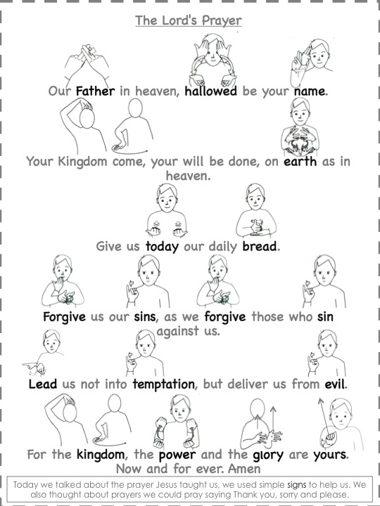 Worship & Praise The Lord's Prayer In ( Sign Language )
