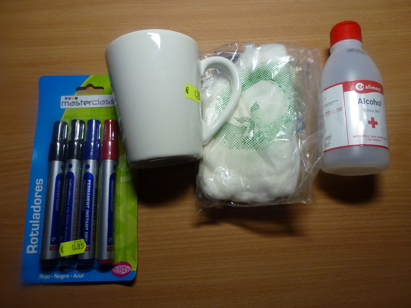 El mundo de Saandry: DIY Taza porcelana