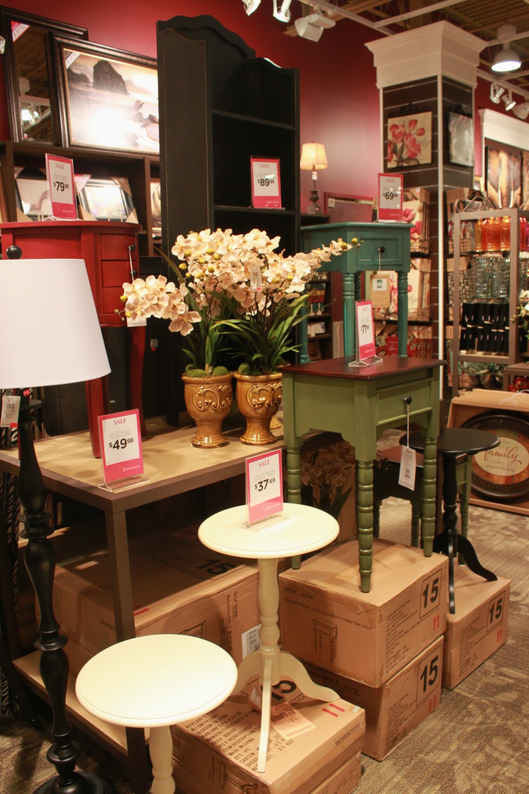 Shopping Day...Kirkland's Grand Opening Love of Family & Home