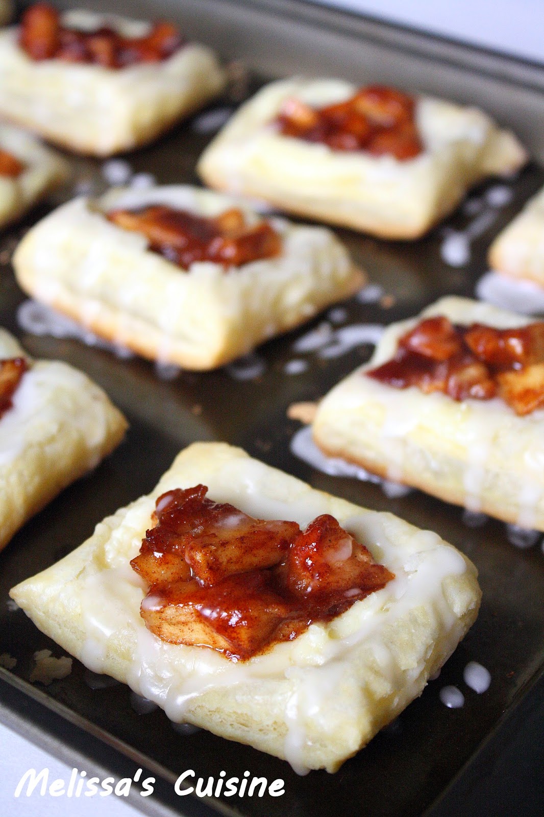 Melissa's Cuisine Apple Cream Cheese Danish