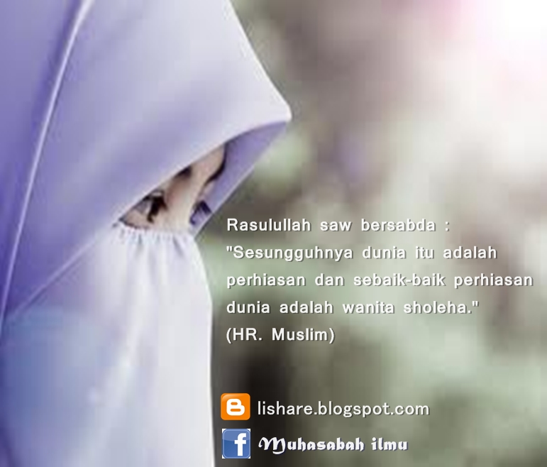 Kumpulan hadits tentang wanita sholehah