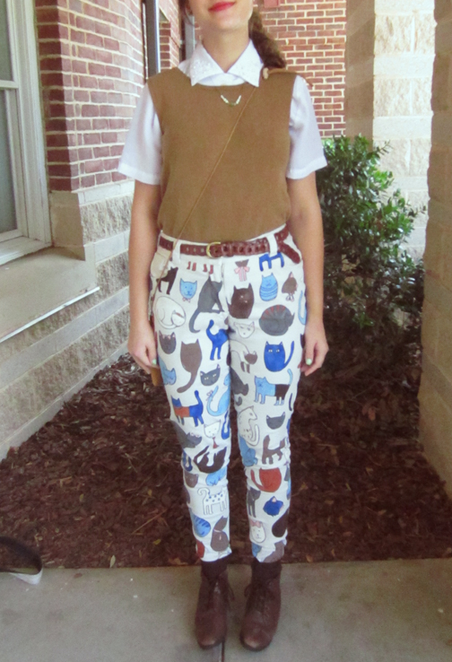 Floral Prints And Common Sense DIY CAT PANTS