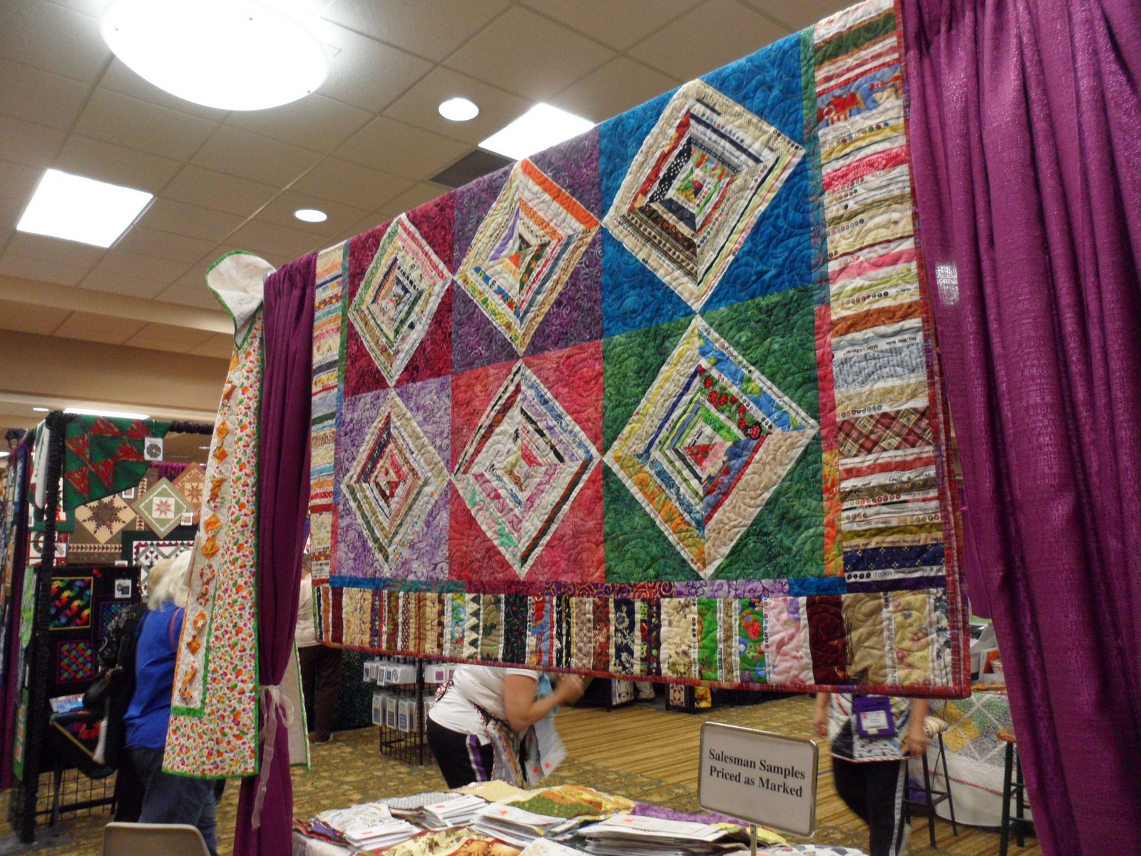 String Thing Along String Quilts at the AQS Paducah Quilt Show