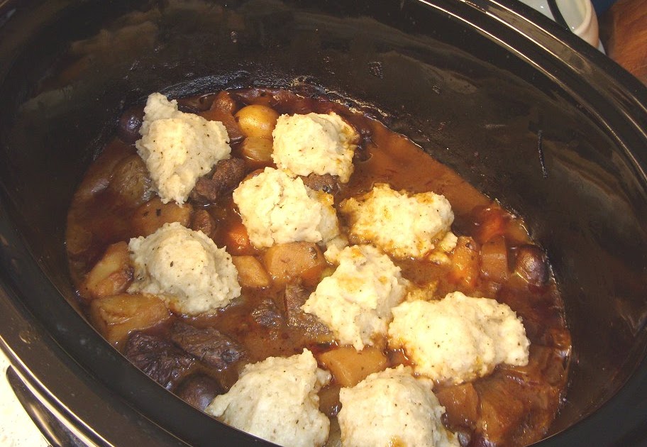 Jenny Eatwell's Rhubarb & Ginger Slow cooker beef stew & dumplings