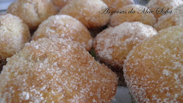 Muffins com sabor a donuts / Muffins that taste like donuts