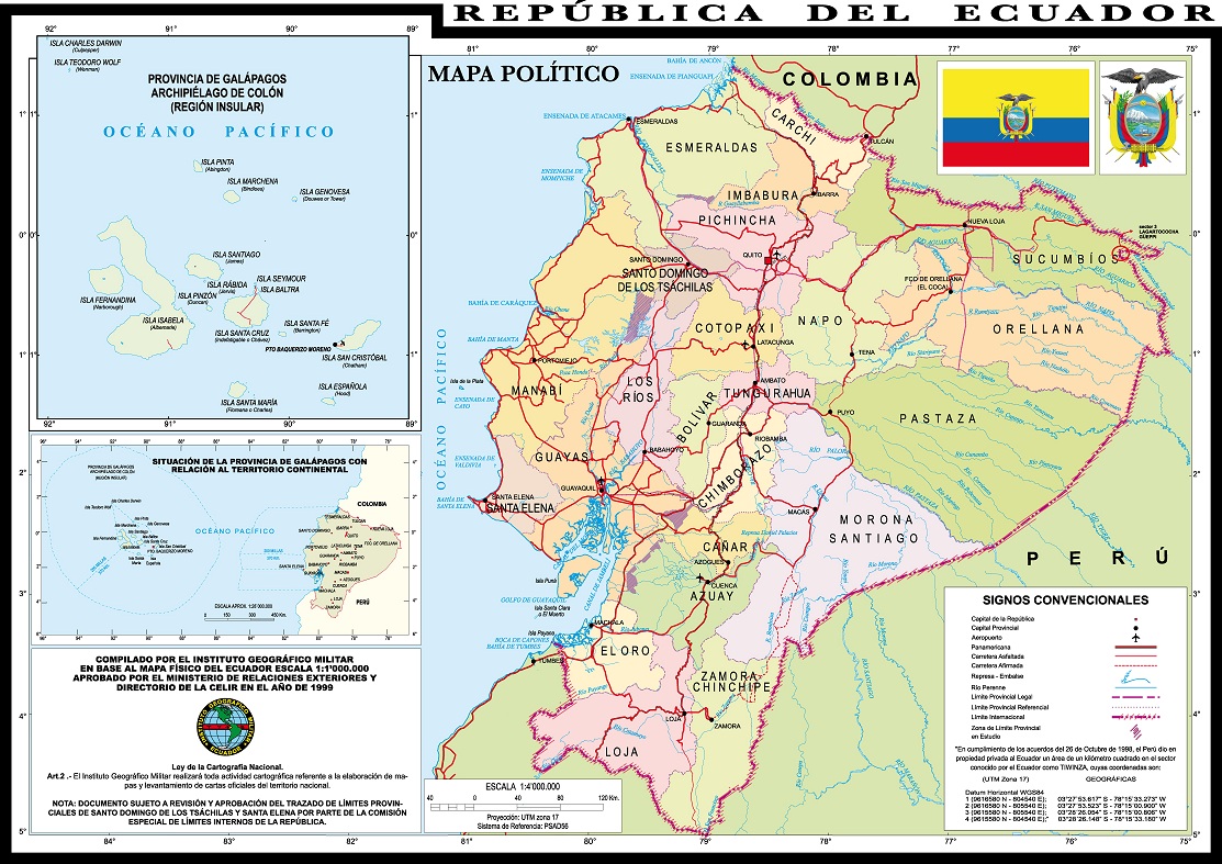 Mapas de Ecuador | Ecuador Noticias | Noticias de Ecuador y del Mundo