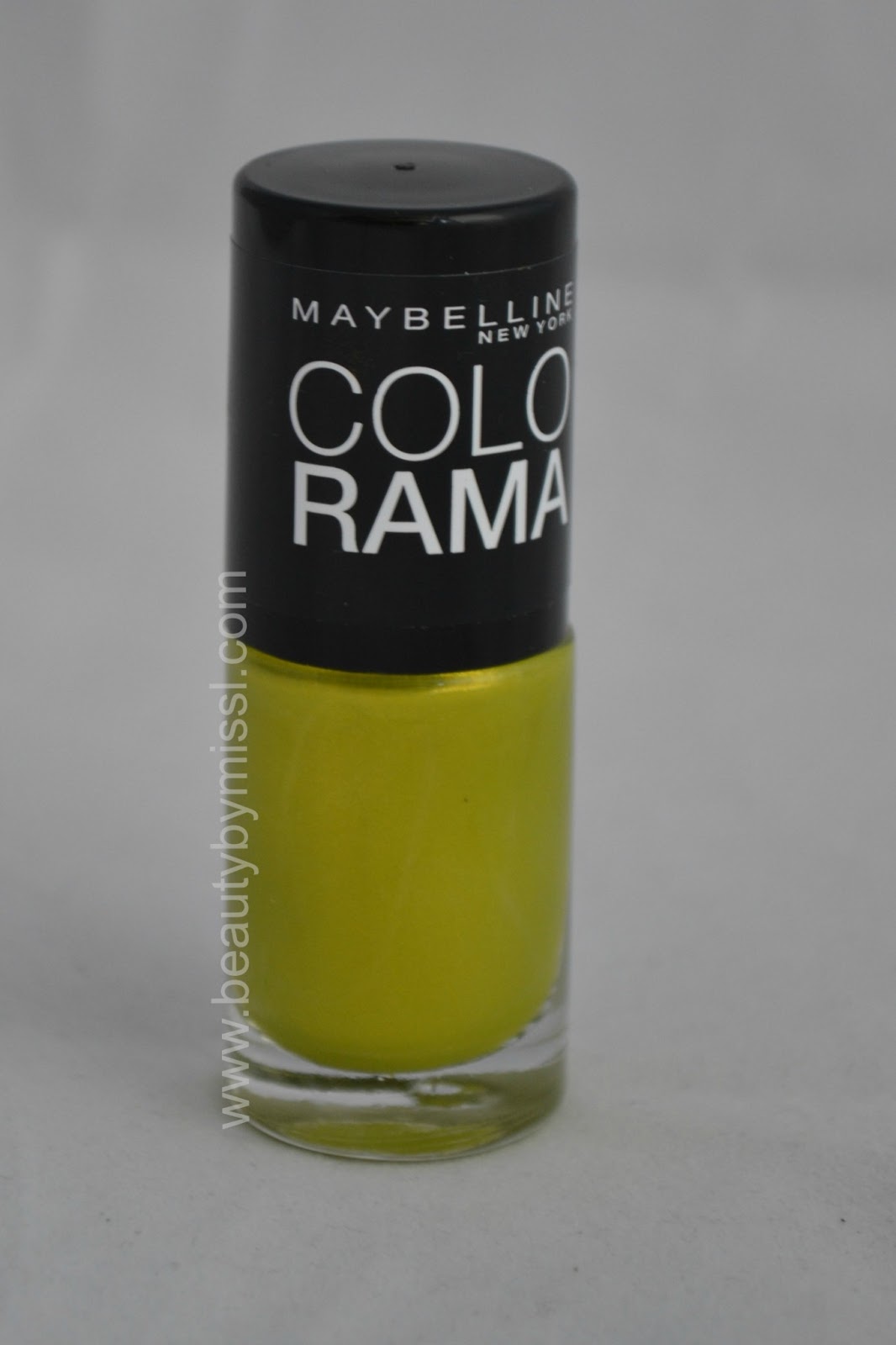 yellow green nail polish