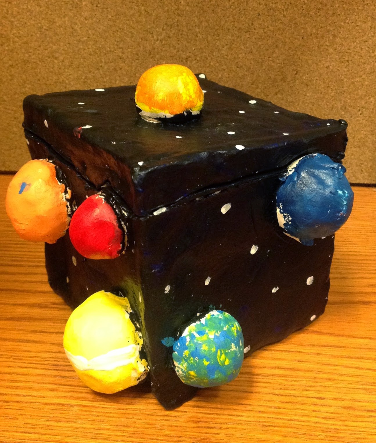 Miss Arty Pants Themed Clay Boxes