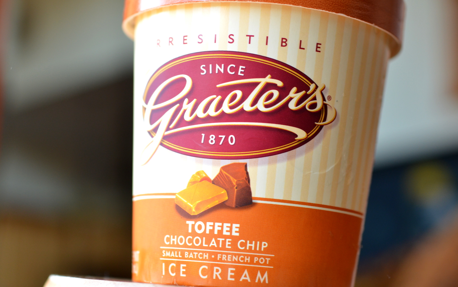 food and ice cream recipes REVIEW Graeter's Toffee Chocolate Chip