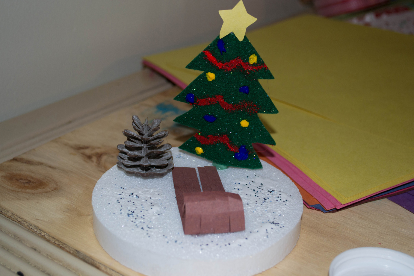 While I Sip My Tea Christmas Craft Party