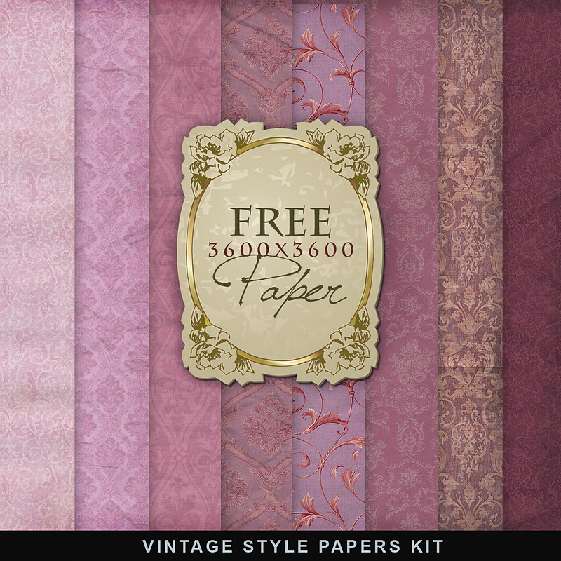 freebies old style romantic papers far far hill free style papers