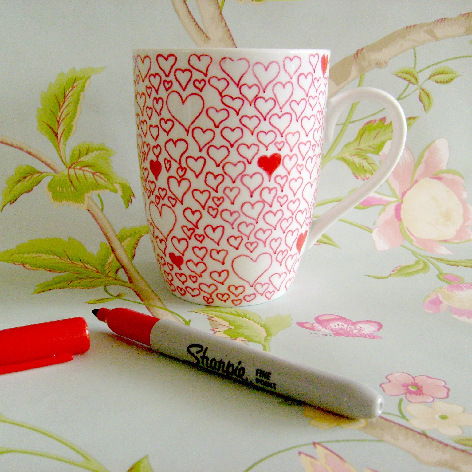 Katy Clouds Sharpie Mug Tutorial