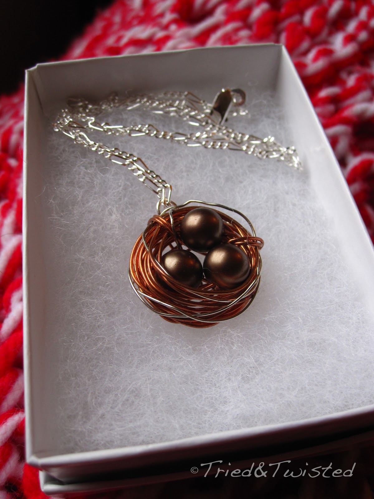 Tried and Twisted DIY Bird Nest Necklace With a Twist