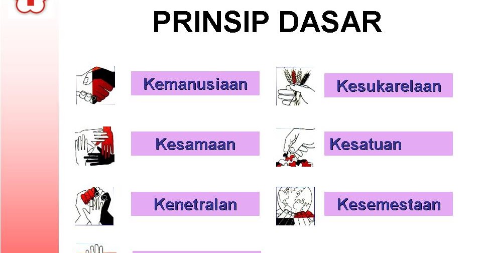 Palang Merah Remaja Prinsip Prinsip Kepalang Merahan
