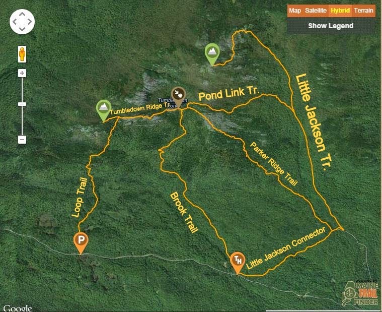 Tumbledown Mountain Trail Map Justjoe Hiking: A Bit Of Heaven In Maine. Tumbledown & Little Jackson  Mountains 9/27/2014