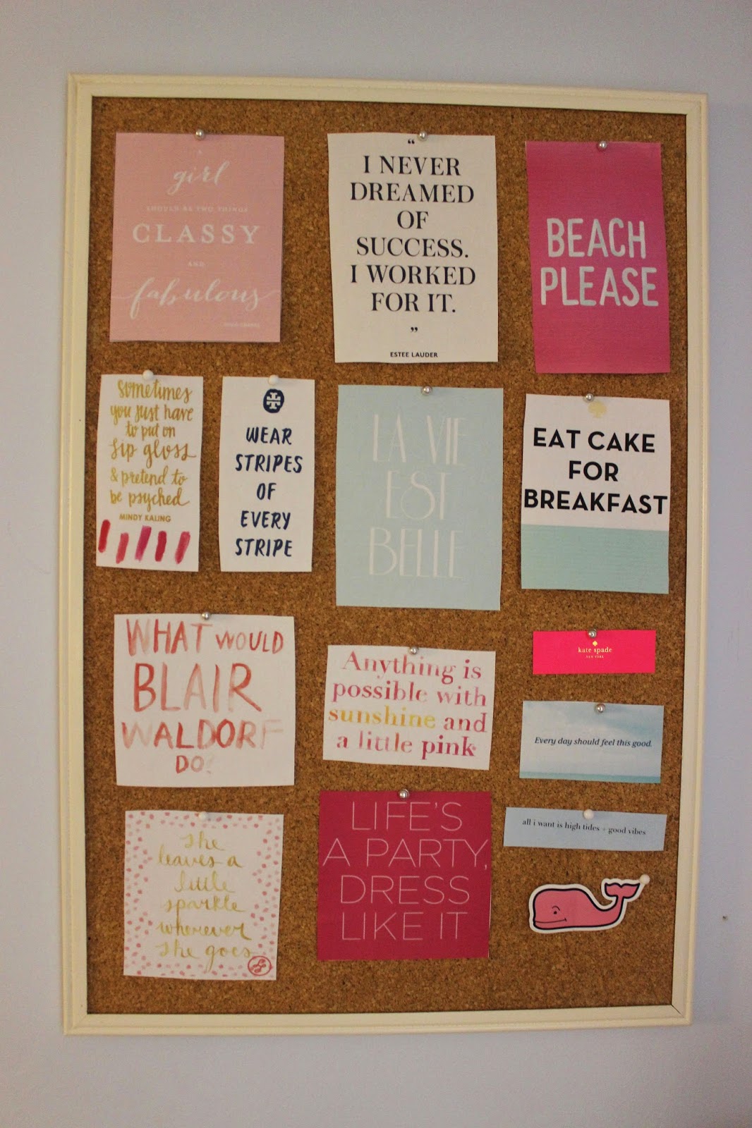 Preppy by the Sea The Pinterest Perfect Bulletin Board