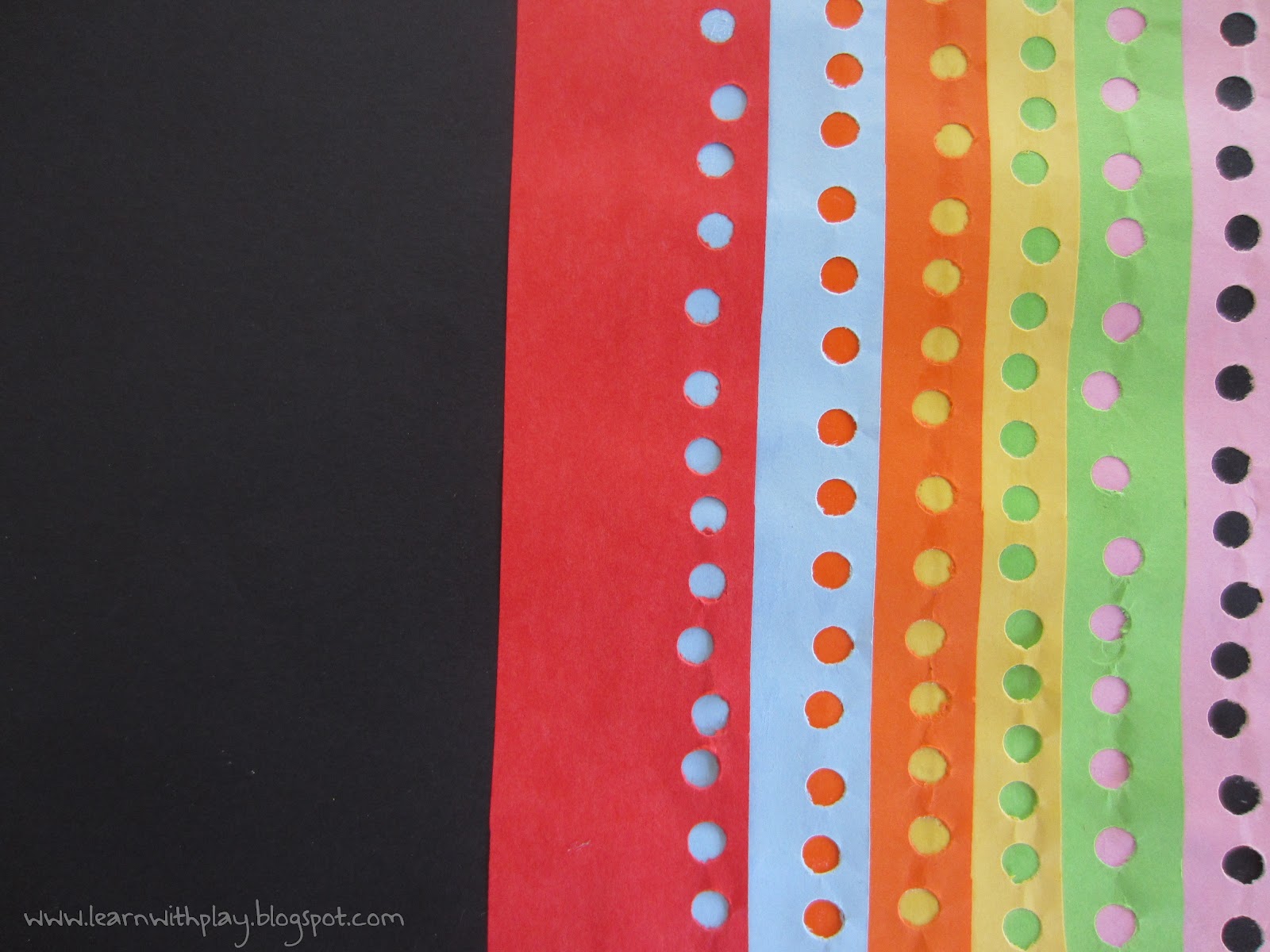 Learn with Play at Home Hole Punch Art