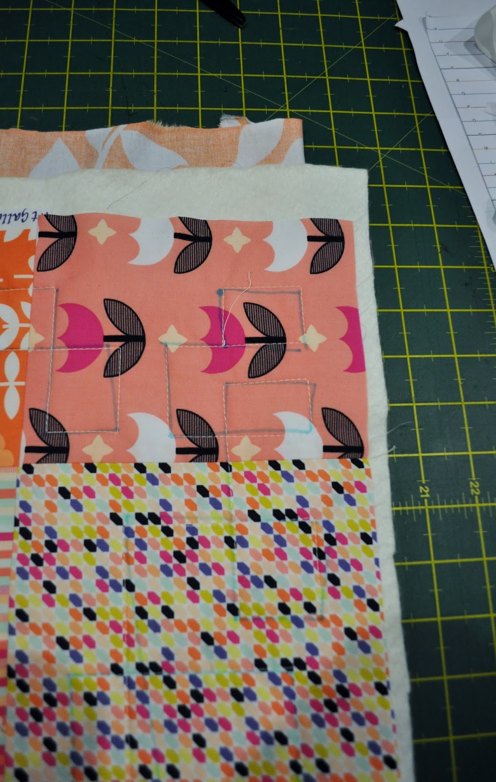 Bloom's Endless Summer Tutorial QAYG, joining the blocks without sashing