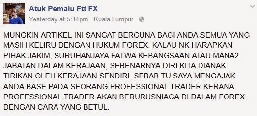 hukum pelaburan forex dalam islam