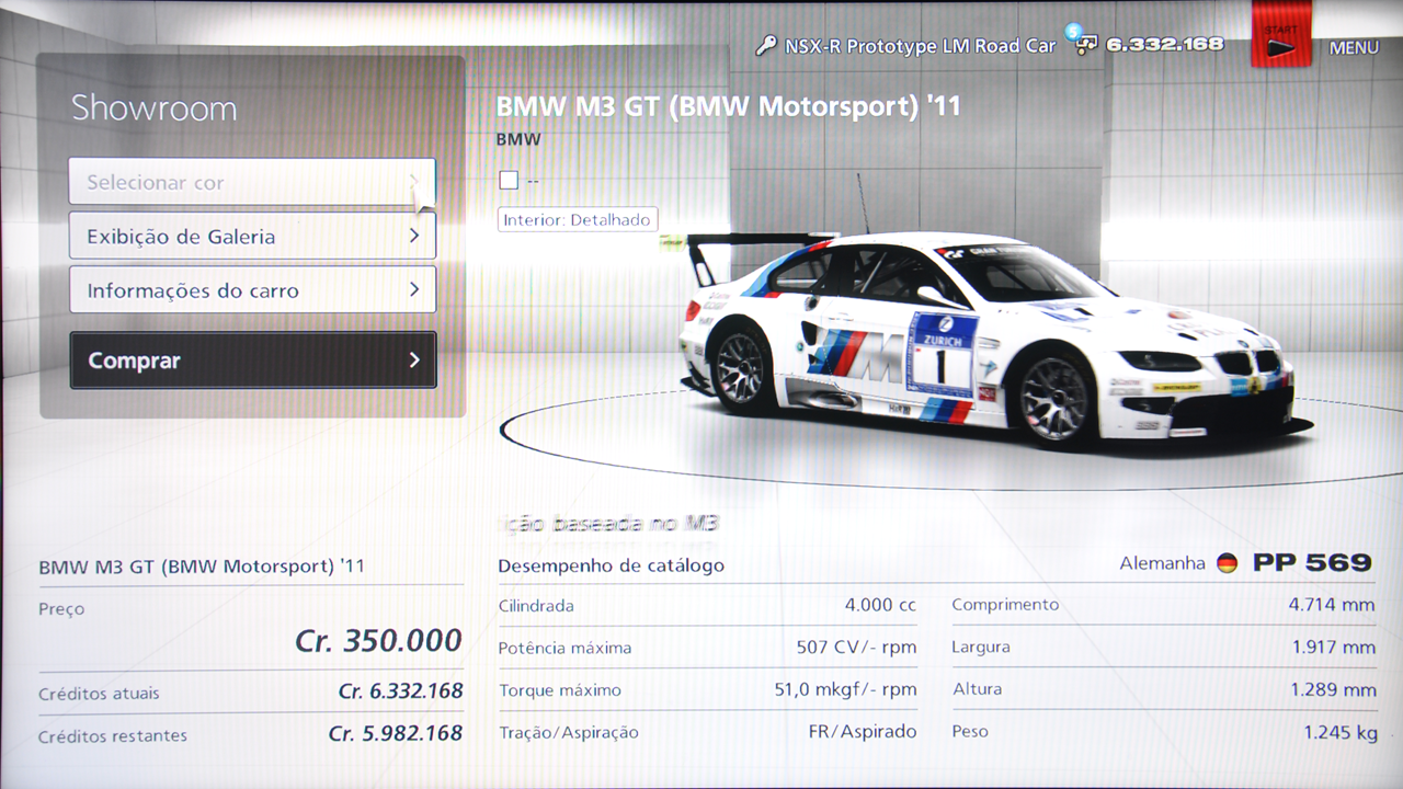 Como desbloquear o BMW M3 GT2 Base Model '11? - CARRO SECRETO DO
