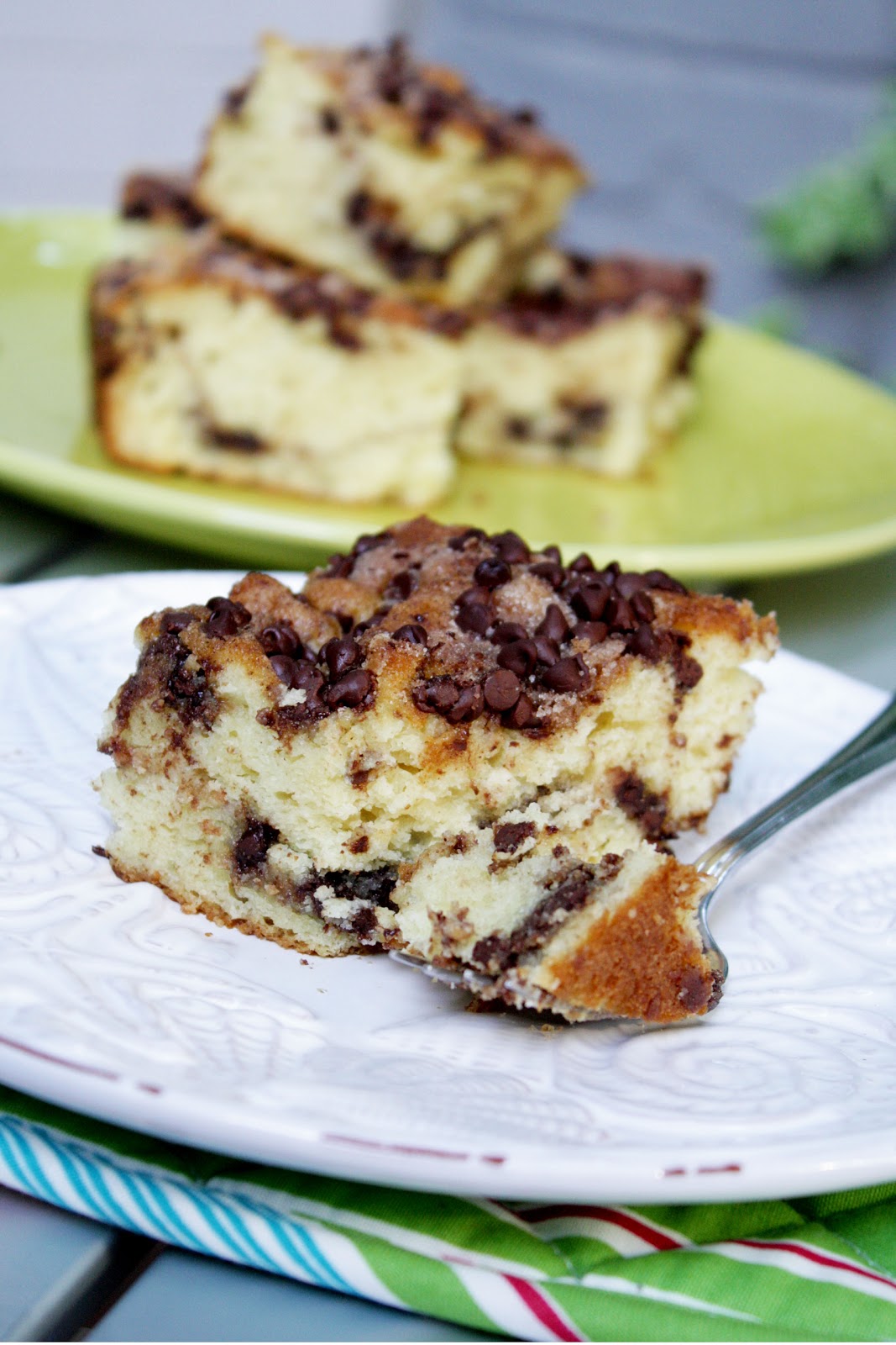 Chocolate Therapy Chocolate Chip Sour Cream Coffee Cake