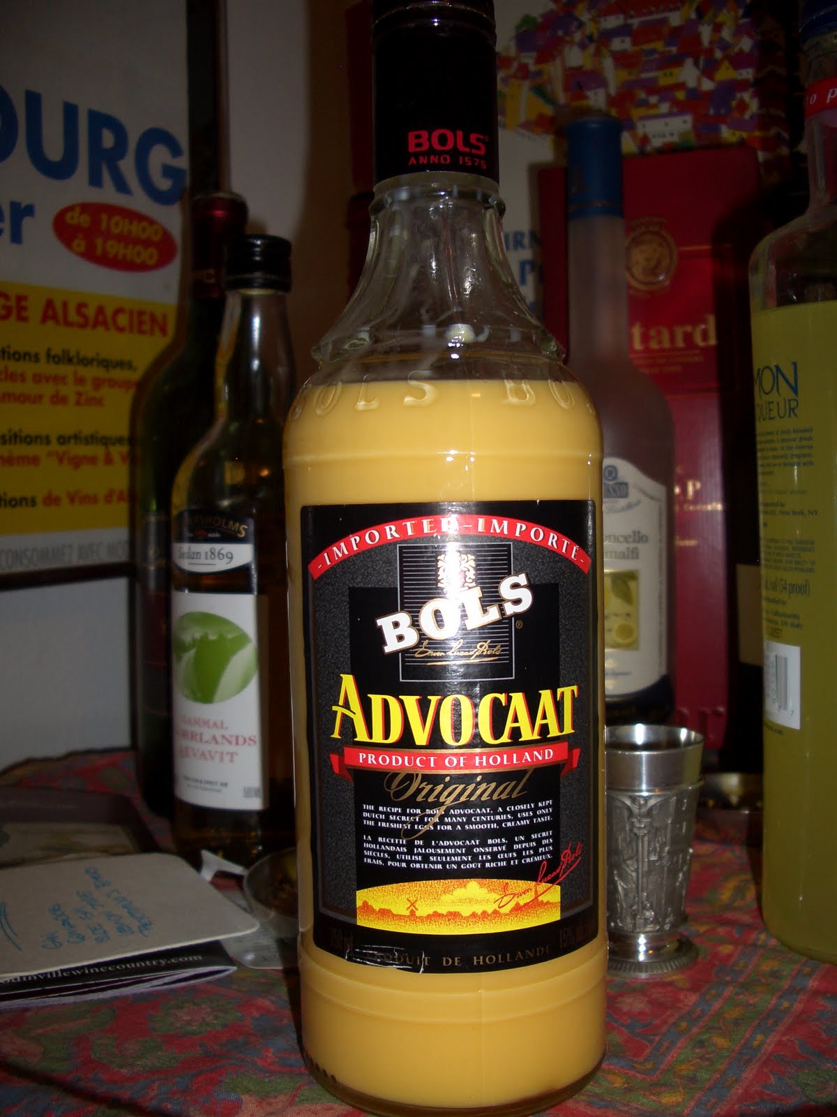 Liqueurs and Liquors in Washington: Bols Advocaat - egg liqueur that's hard  to like