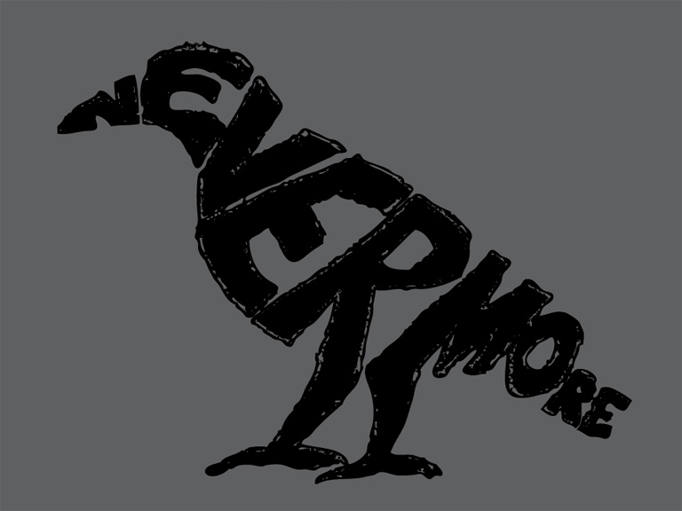 Stainless Nevermore Edgar Allen Poe Raven Tumbler 22oz Ships Free