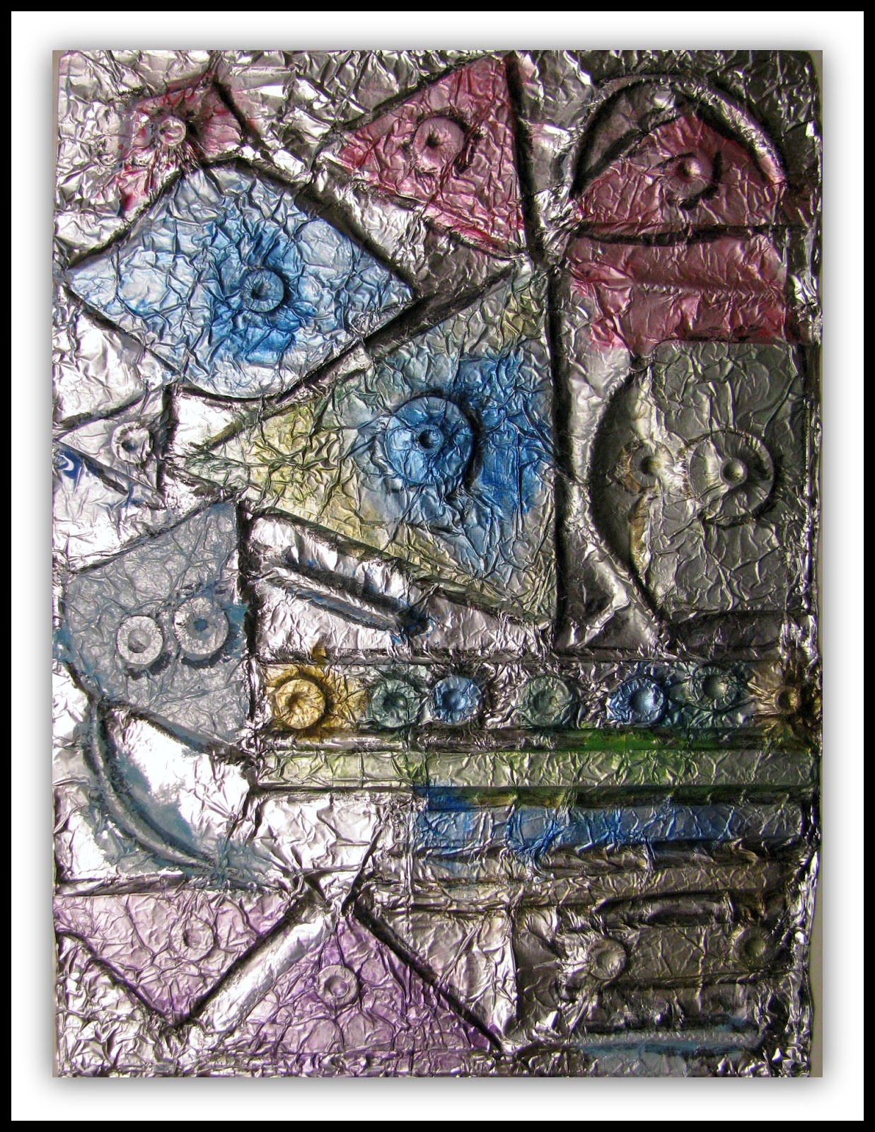 PLATEAU ART STUDIO Foil Abstract Art