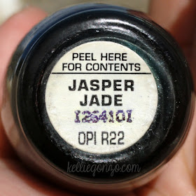 OPI Jasper Jade label