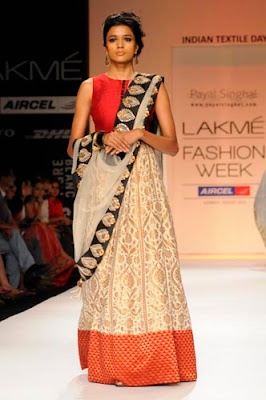 Payal Singhal's creation for LFW 2013