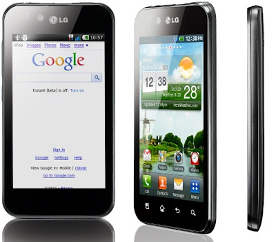 Touchscreen Android 3G Mobile LG Optimus 2X