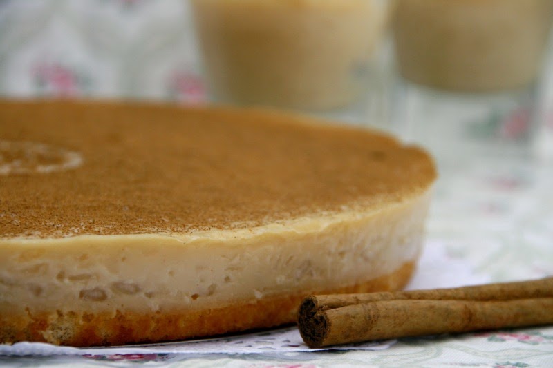 Tarta Cremosa De Arroz Con Leche