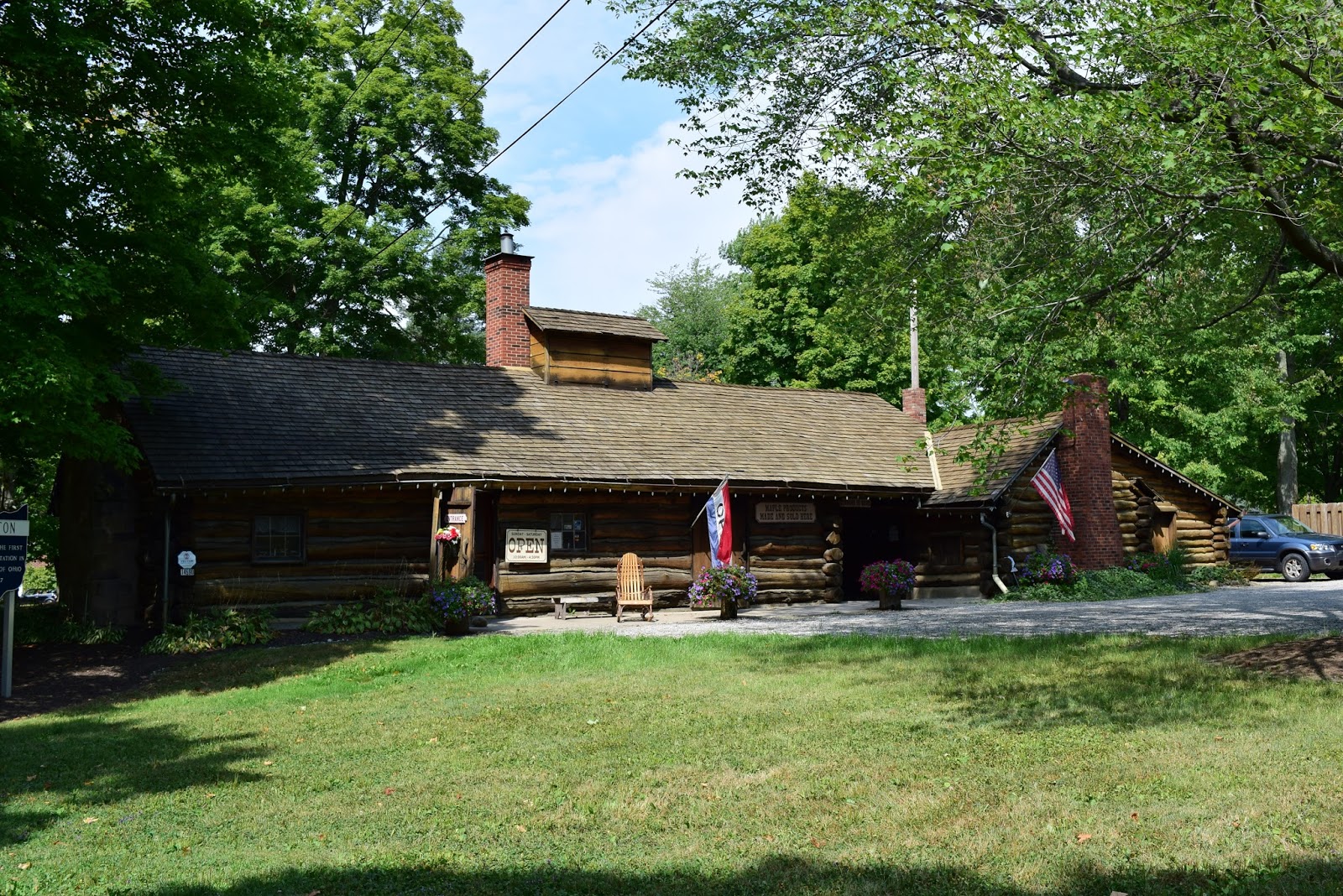 Making Maple Candy at The Burton Log Cabin in Geauga County, Ohio