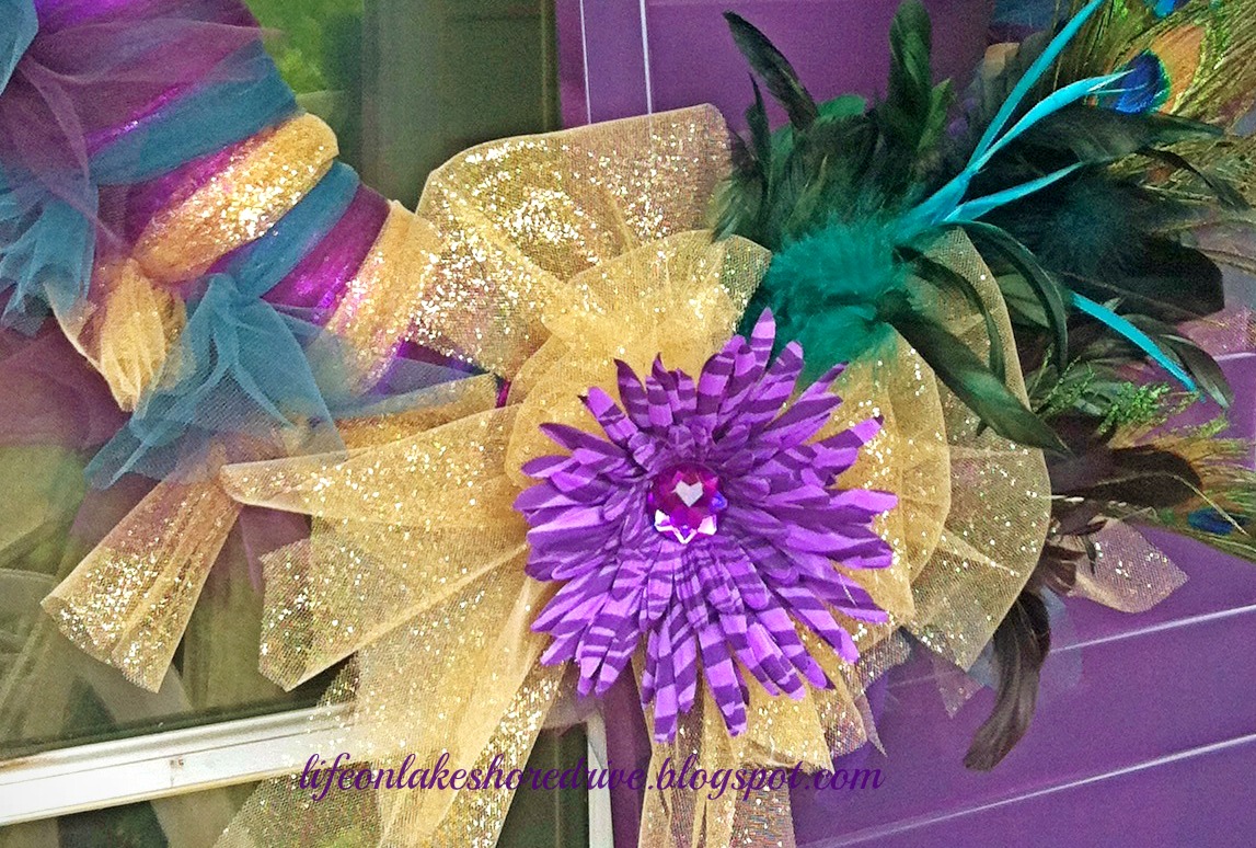 Simple Tulle Wreath Life on Lakeshore Drive