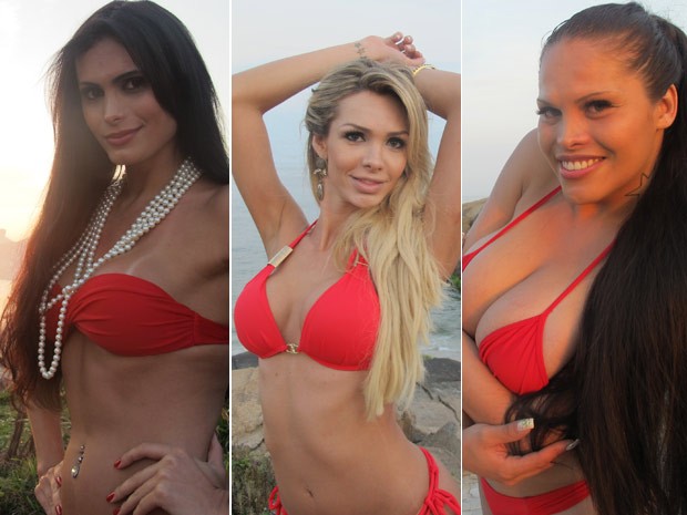 Miss T Brasil 2012: Izabely Luca, Fantiny Almeida e Bianca Soares