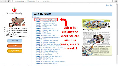 Mrs. Curran's 4th Grade Class: Science Studies Weekly Homework