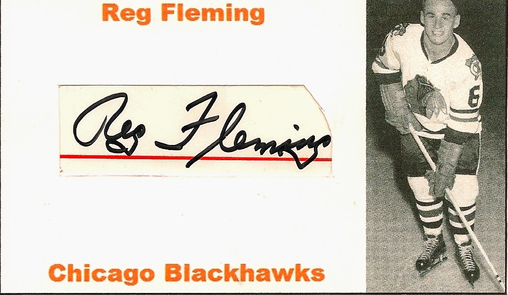 Keith Magnuson Chicago Black Hawks Autographed 8x10 B&W Photo - Deceased