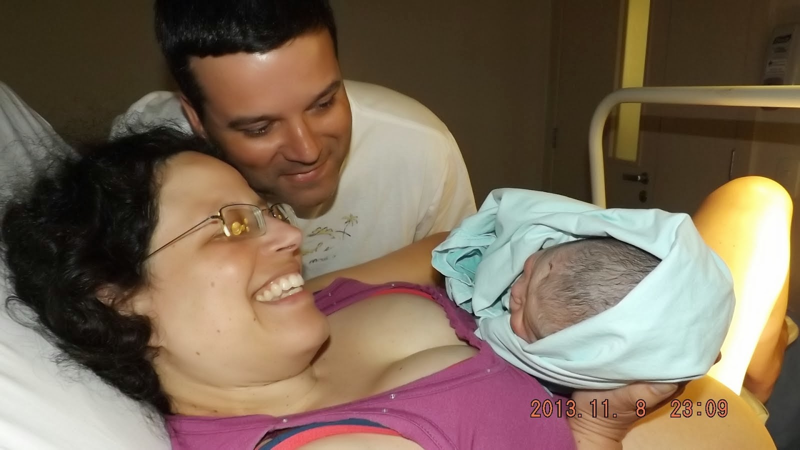 Daniel nasceu dia 08/11/2013 de parto natural hospitalar...