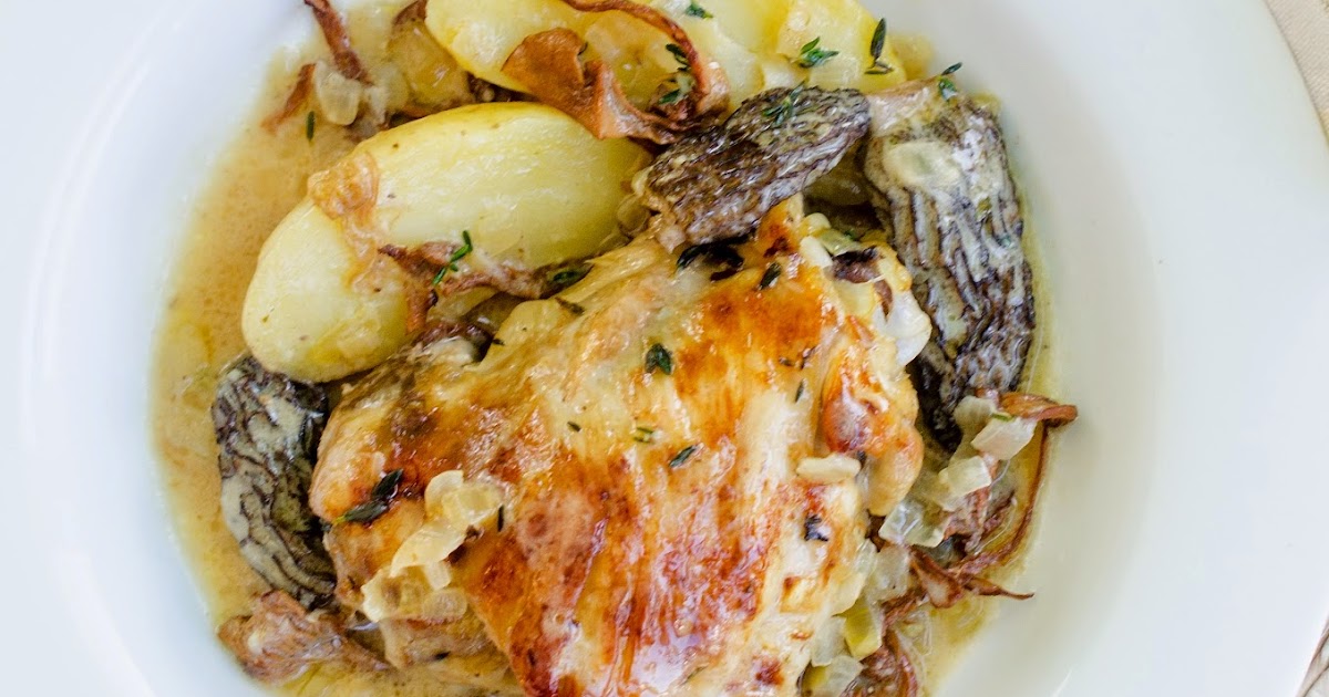 Chicken With Morel and Chanterelle Mushrooms (A Ricardo Recipe) The