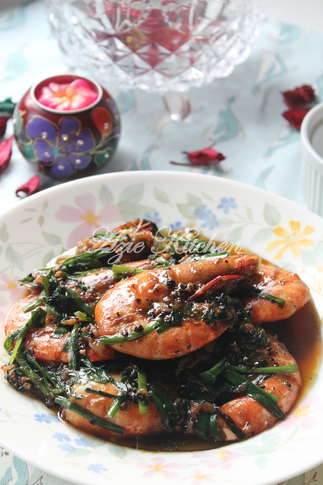 Udang Harimau Masak Black Pepper Azie Kitchen
