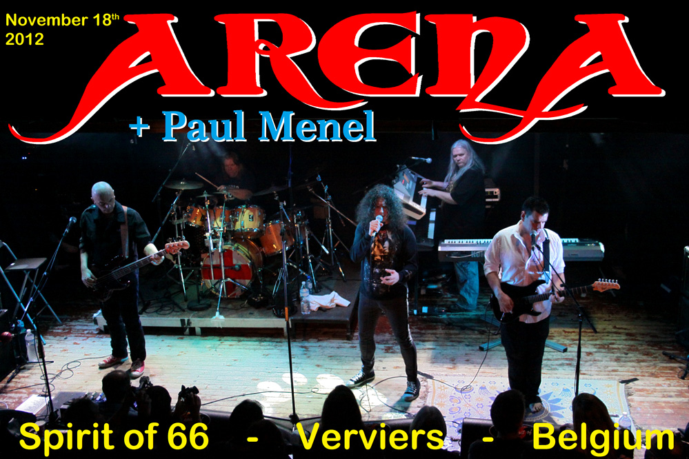 Arena + Paul Menel (18nov12) at the "Spirit of 66", Verviers, Belgium.