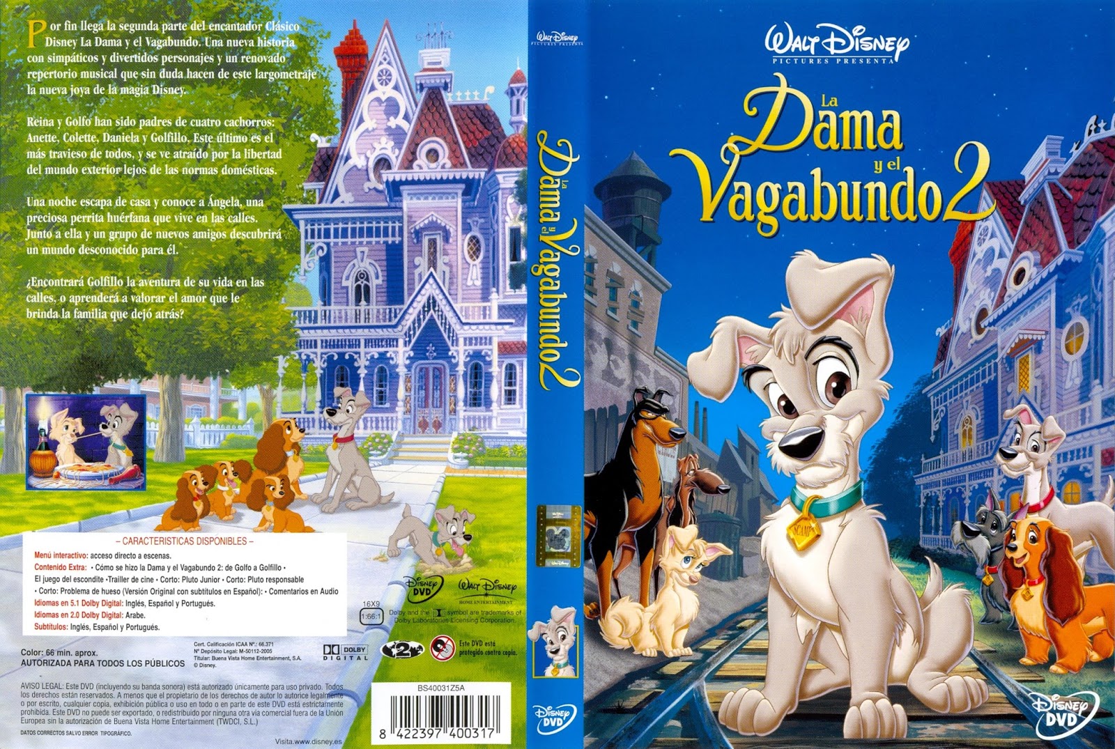 CARATULA DVD DAMA VAGABUNDO caratula dvd dama vagabundo: