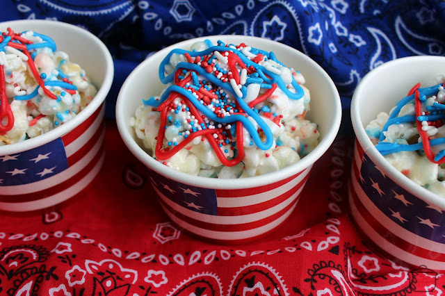 Patriotic Popcorn Balls